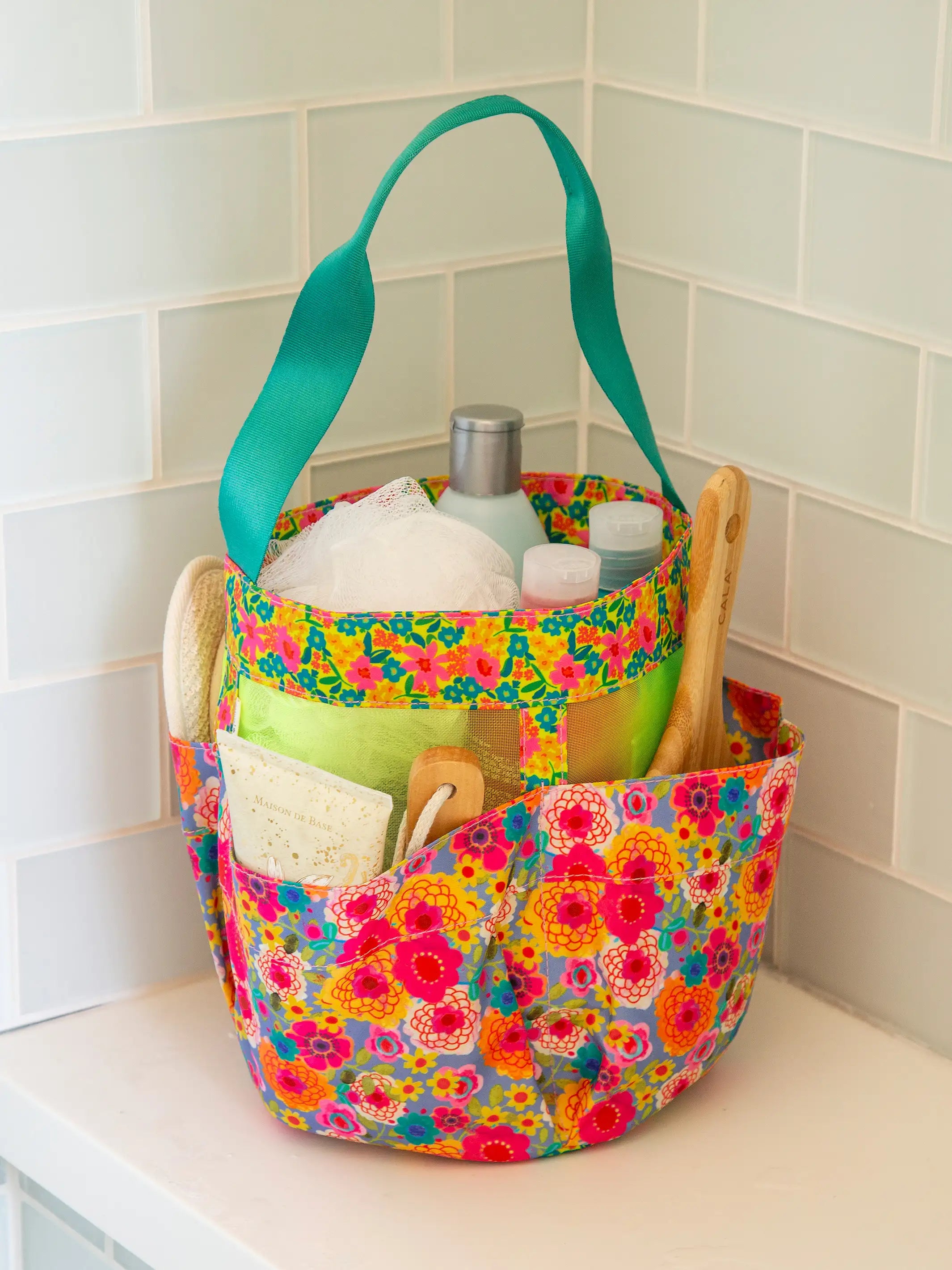 women's pajamas with cozy footiesShower Caddy - Greylac Garden